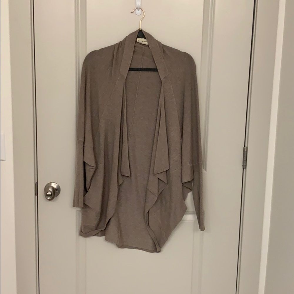 Brown cardigan